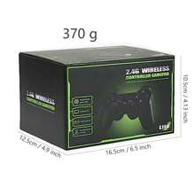 Wireless Mini Retro Video Games Console, Wireless Control Retro Game Stick Built-In 9 Emulators, 32G With 10K+Games / 64G With 20K+ Games, 4K HD-MI Output 2.4GHz Wireless Gaming Console, Retro Video Games Console For TV & Display Plug And Play