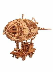 Puzzle drewniane 3D, zestawy modeli sterowców dla dorosłych, zestaw do budowy modeli, łamigłówka dla dorosłych do budowy rękodzieła mechanicznego