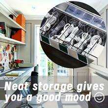 20pcs Multi-Color Reusable Multifunctional 5-Hole Silicone Cable Ties, Cable Ties Data Cable Organizer, Multipurpose Cable Organizer For Wires And Cables, Grocery Bag Ties, Curtain Ties, Easy To Use And Multifunctional Accessory For Home And Travel Power Bank Travel Bag Portable Charger Charger Case School College Back To School Headphone Case Cable Bag Electronic Bag Dorm Camping - 隨機顏色混合出貨 - 查看 3