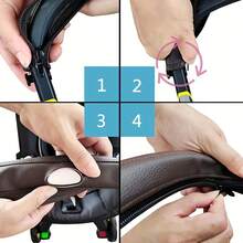 Funda protectora para el manillar del cochecito DOONA, estuche 4 en 1 para capazo/carriola, fácil de limpiar y desmontable - Multicolor - Ver 10