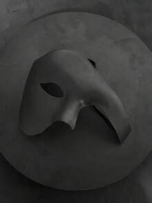 1PC 装扮年会派对化妆舞会男化妆舞会半脸成人复古王子独眼面具，情侣配饰装扮年会派对化妆舞会男化妆舞会半脸成人复古王子独眼面具 - 彩色 - 查看 13