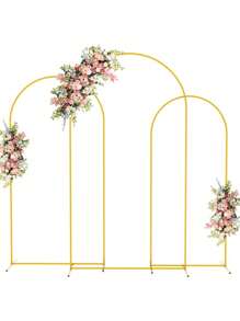 1 Set Metal Rectangle Arch Kit, Suitable For Birthday, Wedding, Bridal Shower, Graduation, Anniversary, Christening, Summer, Theme Party, Backdrop, Home Decor, Valentine's Day, Halloween, Christmas, Thanksgiving