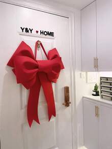1 pieza Decoración de puerta con lazo, Moño DIY festivo, ideal para decoración de fiestas, envoltura de regalos y decoración del hogar, perfecto para el Día de San Valentín, aniversarios u ocasiones especiales, decoración del hogar, decoración de habitaciones, decoración de paredes, regalos de cumpleaños y graduación, decoración de granja, decoración de baño, decoración de escenarios, decoración de habitaciones, decoración del hogar, decoración de oficina