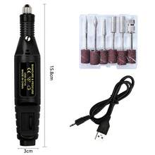 专业美甲抛光机套装 - USB供电，无异味，易于使用，适用于足部、手部和指甲护理，非常适合沙龙或家庭使用，可作为新年或情人节礼物送给女性。 - 彩色 - 查看 7