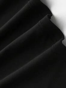 2 Pieces Tween Boy Set They Not Like Us Streetwear Meme Tees Tee & Shorts Soft Comfy Summer Wear - Black - View 8