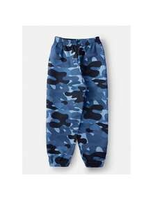 Boys' Windbreaker Set With Hood Camouflage Blue 147 - Keki Boys - 藍色 - 查看 5
