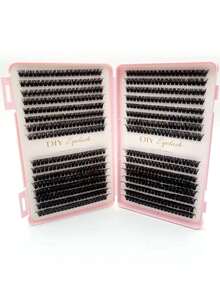 640 Clusters 32 Rows Cluster Lashes, D Curl Lashes Clusters,8-16mm, Eyelashes Cluster, False Eyelashes, 3D Lashes, Individual Eyelashes, Natural Looking & Lightweight Lashes, Lashes Extension, Easy Makeup Eyelashes , DIY Segment Eyelashes,Thick & Dramatic Lashes, Segment Lashes