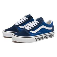 Vans Unisex Old Skool Casual Sneakers, Low-Top Skateboarding Shoes, Spring 2026 Collection VN0A4U3B2BL - Blue - View 4