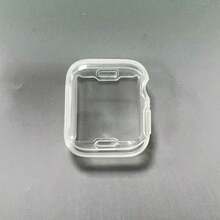 1pc TPU Cover Case Compatible With Apple Watch 49mm 41mm 45mm 44mm 40mm 42mm 38mm Bumper Screen Protector For Serie 8 7 6 5 4 3 SE - Clear - View 4