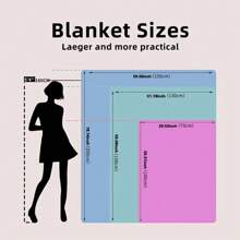 Soft Flannel Blanket, Suitable For Bed, Sofa, Office, Travel - Vivid Pattern Design, Machine Washable, Comfortable For All Seasons, Perfect Gift