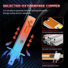 CHUSYYRAY 4x Bulbs LED Headlight High/Low Beam 12v 6000K White For Peugeot 207 2006-2013 - 1 - View 4