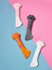 PETSIN 1 件装多功能宠物罐头勺，带猫爪设计，用于喂食、混合和覆盖罐头食品，包括开罐器，宠物喂养用品