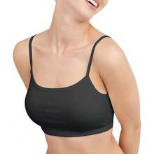 Women's Cotton String Bralette (3 Pack) - Black/Black/Black - View 2