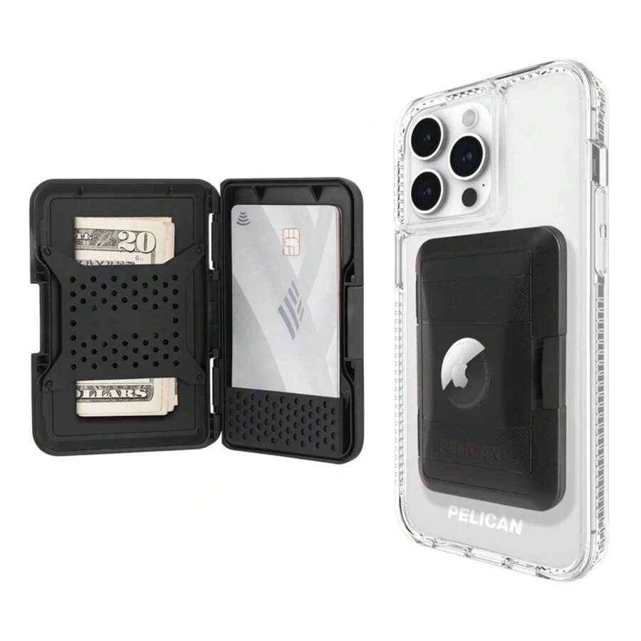 Pelican Protector MagSafe AirTag Wallet - Black - 1 - View 1