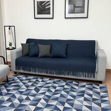 Jacquard Rug 2.00 M X 1.40 M Non-Slip Geometric Living Room Office Bedroom - Dallas Royal - View 3