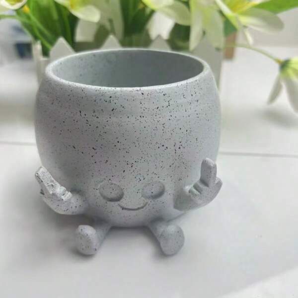 Maceta, soporte de planta para interiores, decoración de jarrón, maceta duradera y resistente a la intemperie