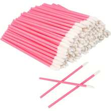 500支/包一次性唇彩涂抹器，唇彩棒，化妆刷，无绒唇彩刷，化妆工具套装 - 彩色 - 查看 2