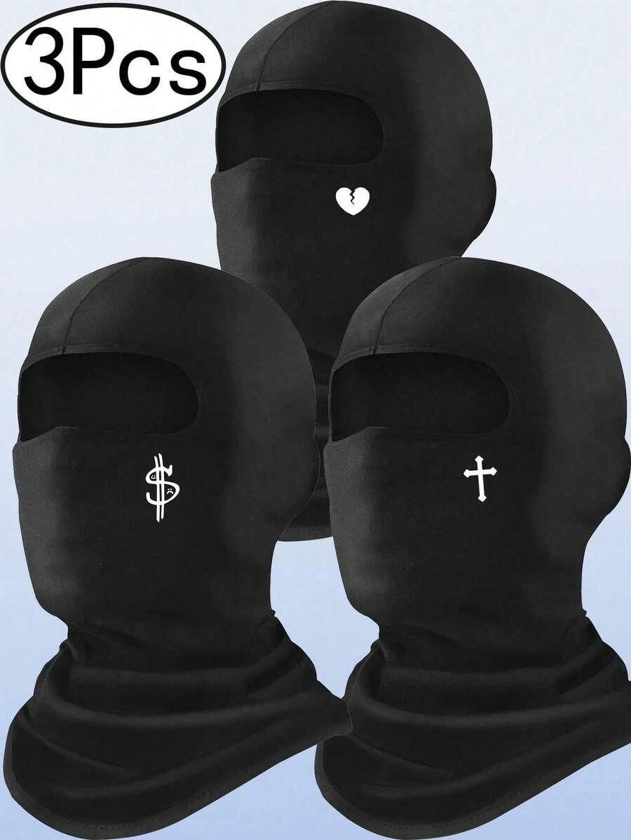 Musion 1/2/3 件滑雪面罩面罩拉法帽全脸面罩夏季面罩防紫外线拉法帽男女户外运动面罩 - 滑雪、单板滑雪、摩托车、防紫外线和防风 - 彩色 - 查看 1