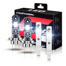 CHUSYYRAY 4x Bulbs LED Headlight High/Low Beam 12v 6000K White For Peugeot 207 2006-2013 - 1 - View 1