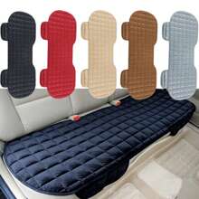 Car Seat Cover Front Rear Flocking Cloth Cushion Non Slide Winter Auto Protector Mat Pad Keep Warm Universal Fit Truck Suv Van