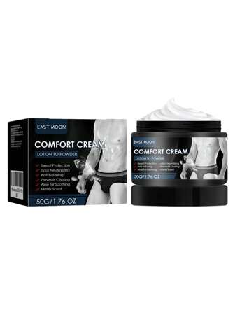 50g Crema desodorizante cómoda para hombres, fragancia de larga duración, adecuada para viajes, citas, deportes para aliviar el olor corporal