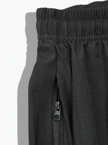 Herren Outdoor Lässig einfarbige gerade Taschen Kordelzug Hose Gerade Bein Hose, dünn, einfarbige Ausgehhose