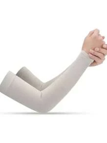 1 Par de Mangas Longas Esportivas Unissex Refrescantes, Mangas de Seda de Gelo Multicoloridas com Proteção Solar, Adequadas para Dirigir, Esportes ao Ar Livre, Escalada, Fitness, Ciclismo, Uso Diário, Protegem contra Sol e Mosquitos, Verão