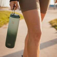 New-88  Insulated Water Bottle 24oz  Straw Lid And Handle For Sports Travel Gym Stainls Steel Water Bottl Double-Wall Vacuum Metal Le Proof - - 綠色環保 - 查看 6