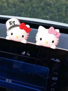 Sanrio 5 件可爱  汽车吊饰配件适用于后视镜、仪表盘、桌面、电脑、PVC 软橡胶