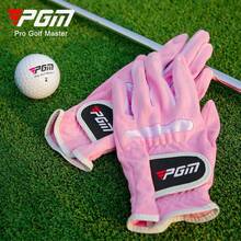 1 Pair PGM ST009 Golf Gloves Ladies Microfiber Soft Breathable Sports Gloves For Both Hands - ST009-pink - View 6