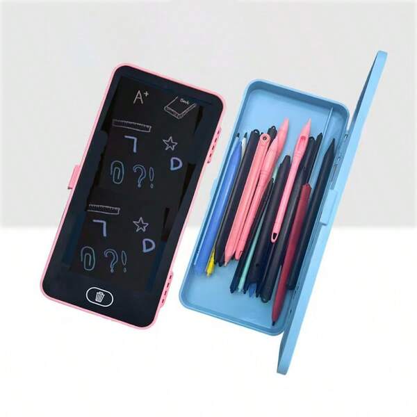 5pcs Pencil Case Handwriting Board Drawing Board 2-In-1 Portable/Calligraphy Pencil Case Drawing Board/Handwriting Practice Board