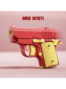 1911 3D gedruckte kleine Pistolen-Spielzeuge, geeignet als Spielzeug für Erwachsene, Stressabbau-Pistolen-Spielzeug für Erwachsene, geeignet zum Abbau von ADHS, Angst, bestes Weihnachtsgeschenk für Erwachsene