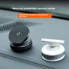 超强磁性车载手机支架，兼容 MagSafe，时尚车载配件兼容 16/15/14/13，强力磁性车载支架，可调节，易于安装，360° 旋转，吸盘 + 磁性双重固定，可用于挡风玻璃或仪表板，稳定且不会脱落！ - 彩色 - 查看 7