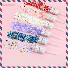 Novo lançador de confete para festa de fim de ano, decoração de festa de aniversário de casamento, confetes de papel coloridos
