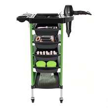 YUNRUX Storage Island & Carts - Green - View 6