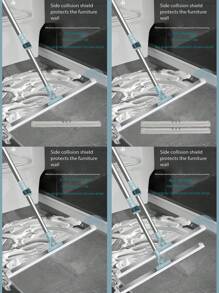 1 قطعة مكنسة سيليكون سحرية سميكة تناسب بشكل محكم، لكلا الاستخدام الجاف والرطب، مكشطة أرضية مريلة سيليكون قابلة للسحب، ممسحة أرضية حمام، ممسحة نوافذ، ممسحة مياه، مناسبة للأرضيات والزجاج والبلاط والنوافذ، إزالة بقع المياه والغبار وفرو الحيوانات الأليفة، مواد ولوازم التنظيف