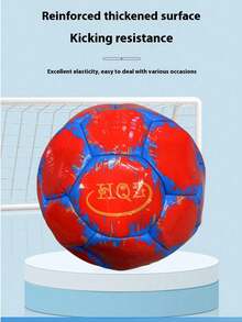 1/2/3 pièces Ballon de football en PU résistant à l'usure, cousu à la machine, niveau de match professionnel, haute élasticité et durabilité, toucher confortable, résistant aux dommages et à la déformation, couleurs vives, convient aux adultes, adolescents et enfants, adapté pour le terrain de jeu, l'extérieur et le terrain professionnel, répondant aux besoins des matchs et de l'entraînement quotidien - Grille (mélange aléatoire de couleurs) - Voir 4