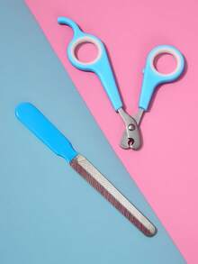 PETSIN 件裝寵物指甲刀和銼刀適合寵物 - 藍色 - 查看 2