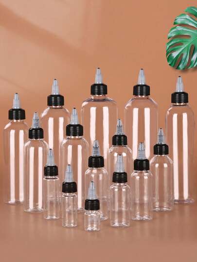 1pc/2pcs/3pcs 10ml/20ml/30ml/50ml/60ml/100ml Essential Oil Refillable Dropper Bottles, Squeeze Dropper Bottles, Clear Pointed Tip Dispenser Bottles
