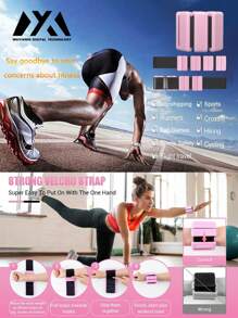 MEIYIXING MEIYIXIN 1 Pair Of And Fashionable Wrist And Ankle Weight Sets, 2 Pounds (955 Grams), Adjustable Fitness Weights, Resistance Training Straps, Pink Silicone Skin-Friendly Material, Wearable Aerobic Exercise Equipment For Both Women And Men, Powerful Arm And Leg Weights, Modular Weight Straps, Strength Training Equipment, Suitable For Home Indoor Gyms, Yoga, PLA Exercises, And Outdoor Walking, Running, Hiking Weight Sets