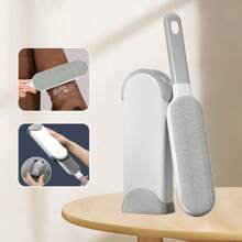 Magic Clothes Lint Remover, Reusable Pet Cat Hair Fur Roller Brush, Reusable Static Dusting Cleaning Brushes Manual Cleaner Tool, Double-Sided Electrostatic Lint Brush - Manual,Non-Electric Pet Hair Remover With Plastic Handle For Clothes & Furniture, Reusable Lint Brush