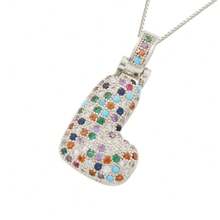 1pc A-Z Bubble Letter Fashion Gold Necklace, Suitable For Men And Women Everyday Wear