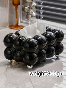 1pc,Light Luxury Tissue Box, Home Daily Use Desktop Tissue Storage Box, Suitable For Bedroom, Living Room And Car, Home Decoration, Kitchen Gadgets Storage