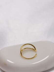 1 chiếc khuyên mũi bằng bạc Sterling 925, trọng lượng 20G, đường kính 9mm, dùng cho sụn tai, hoặc làm phụ kiện trang sức xỏ khuyên mũi septum. - vàng mịn - Xem 7