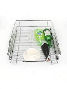 Extendable Basket For Cabinet 56cm / 46cm / 41cm / 26cm, Extendable Kitchen Drawer Including Rail, Maximum Load Capacity 20kg, Set Of 1 / Set Of 2 - 適配41cm櫃體 - 查看 5
