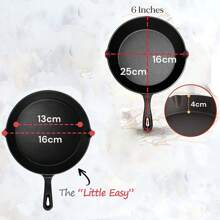 Cast Iron Skillet Cookware Frying Pan Pre-Seasoned Grill Pan Frypan Camping Pan Gift Idea