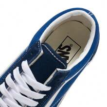 Vans Unisex Old Skool Casual Sneakers, Low-Top Skateboarding Shoes, Spring 2026 Collection VN0A4U3B2BL - Blue - View 9