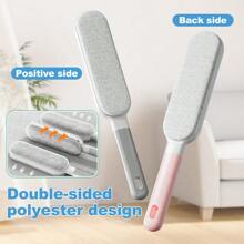 Magic Clothes Lint Remover, Reusable Pet Cat Hair Fur Roller Brush, Reusable Static Dusting Cleaning Brushes Manual Cleaner Tool, Double-Sided Electrostatic Lint Brush - Manual,Non-Electric Pet Hair Remover With Plastic Handle For Clothes & Furniture, Reusable Lint Brush