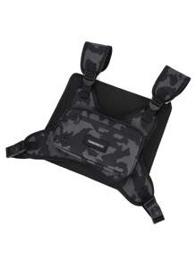 Outdoor Travel Cycling Hiking Chest Pouch Front Phone Bag, Sports Fanny Pack Tactical Gear