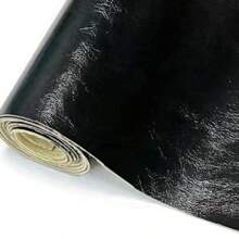 54inch Vintage Oil-Wax Self-Adhesive Leather Patch – Durable Peel And Stick Faux Leather Repair Tape For Sofa, Couch, Car Seat, Furniture, Dashboard, Notebook – Matte Finish, Easy To Cut, No Residue (Brown/Black)
